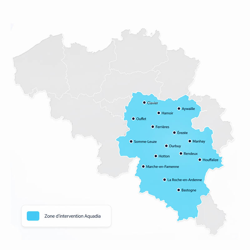 Carte de la Belgique